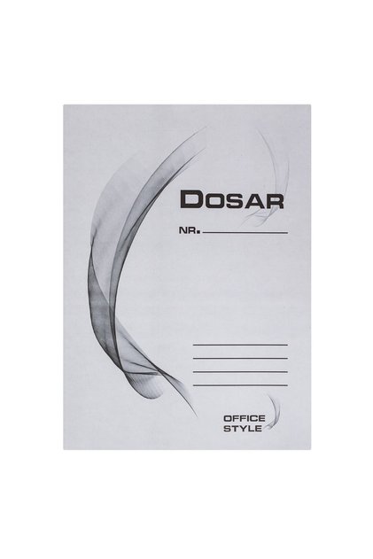 Dosar plic din carton alb, stil office