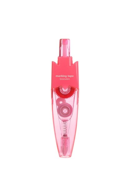 Banda Evidentiator Fucsia 6mx5mm - Benzi Evidentiatoare Colorate, Produse Scoala