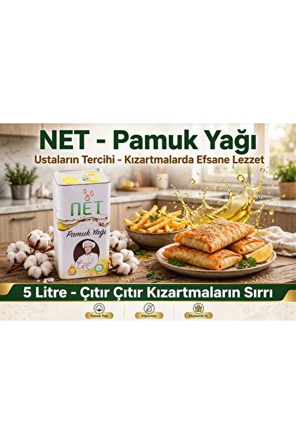RAFİNE PAMUK YAĞI 5 L