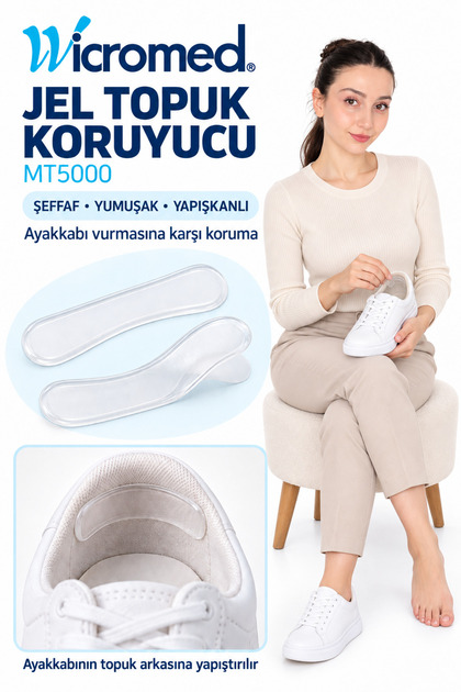 Silikon Jel Topuk Vuruğu Koruyucu