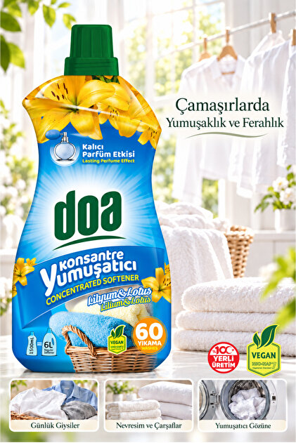 Konsantre Yumuşatıcı Lilyum&lotus 1500 ml
