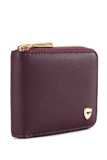 VİCTORİA İTALYAN MALI HAKİKİ DERİ GOLD PREMİUM HAND MADE FERMUARLI KADIN CÜZDAN - KADIN KARTLIK