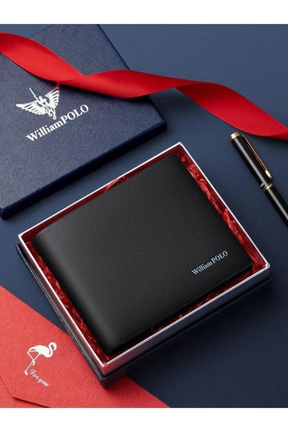 Wi̇lli̇am Polo Williampolo İtaly Exclusive Design Genuine Leather Brown Men's Card Holder & Wallet