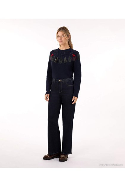 Denim Straight Normal Bel Pantolon
