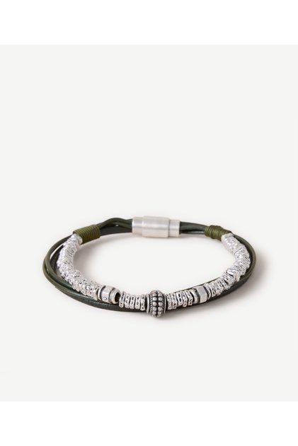Leather Wrapped Bracelet