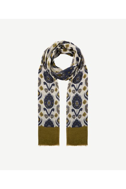 Patterned Wool Shawl