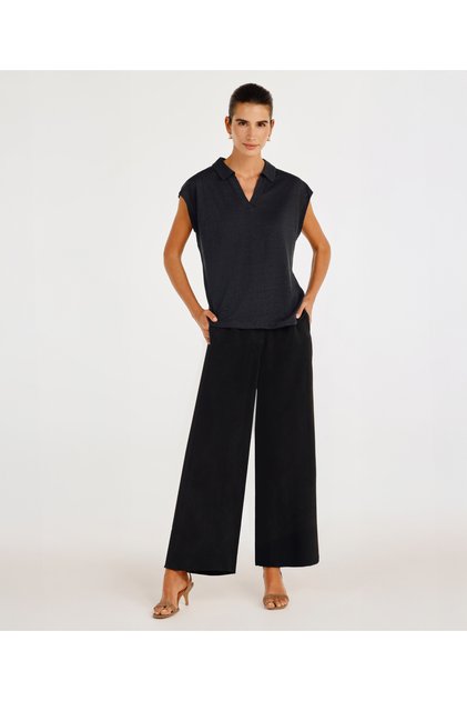 Polo Neck Comfortable Fit Tshirt