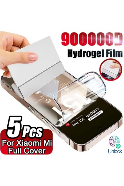 Xiaomi 13T Pro HD Hydrogel Film 5 Pieces 5Pcs HD Hydrogel Film For Xiaomi Mi 15T Pro 14T 13T 12T 11T