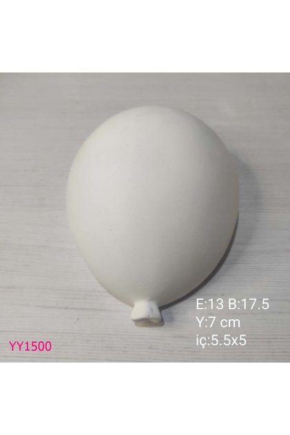 YY1500-Balon Duvar Süsü Saksı 17,5cm Silikon Kalıp