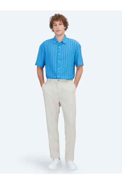 Stone Fabric Jogging Fit Casual Trousers