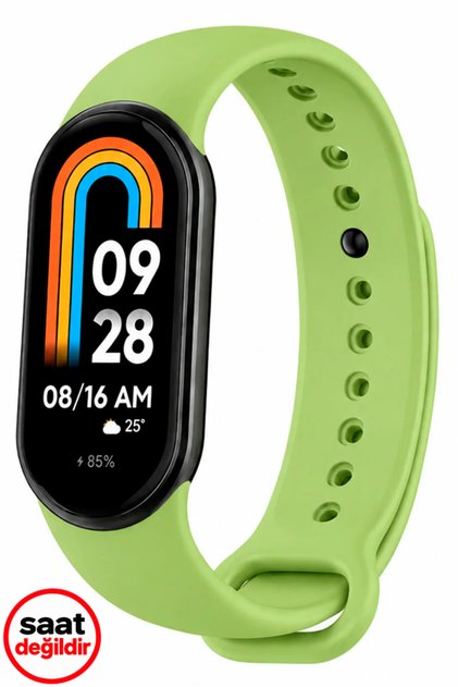Xiaomi Mi Band 8 Mi Band 9 Mi Band 10 Compatible Silicone Cord Strap with Metal Pin