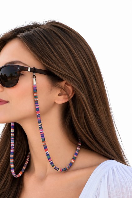 Anti-Slip Bohemian Eyeglass Retainer Cords Made of Polyester Material