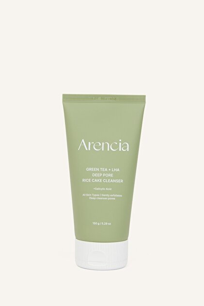 Arencia - Green Tea + LHA Deep Pore Rice Cake Cleanser Yağlı ciltler için temizleyici I1812AXNS