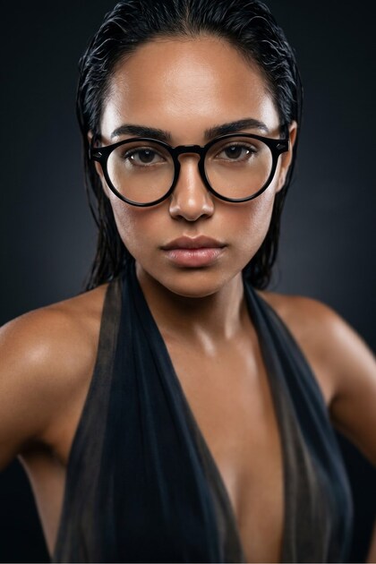 Sabina Black Blue Light Protective Glasses