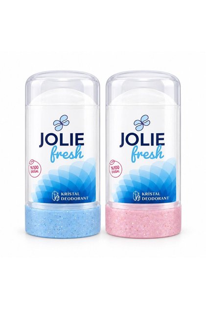 2 Adet Doğal Deodorant Mineralli Roll-on Taş Deodorant Ter Kokusu Karşıtı Kristal 100 Gr