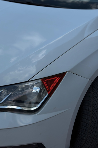 Triangular daytime led sticker headlight film for seat leon