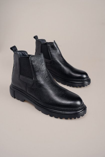T Sole Laceless Boots Black Matte