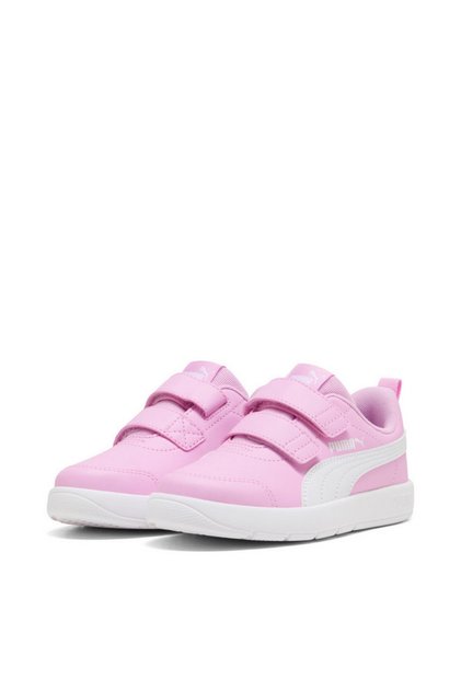 Girls Courtflex V3 V PS Hook & Loop Ankle Sneakers