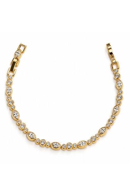 Zircon Stone Row Bracelet