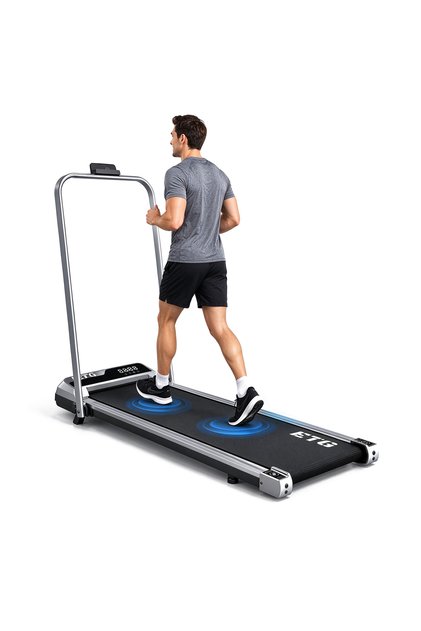 Compact Home Treadmill with LED Display, 0.65 HP Motor, 2-Level Manual Incline, 1–8 km/h Speed, 100 kg Load Capacity, Walking & Jogging Treadmill for Home Fitness