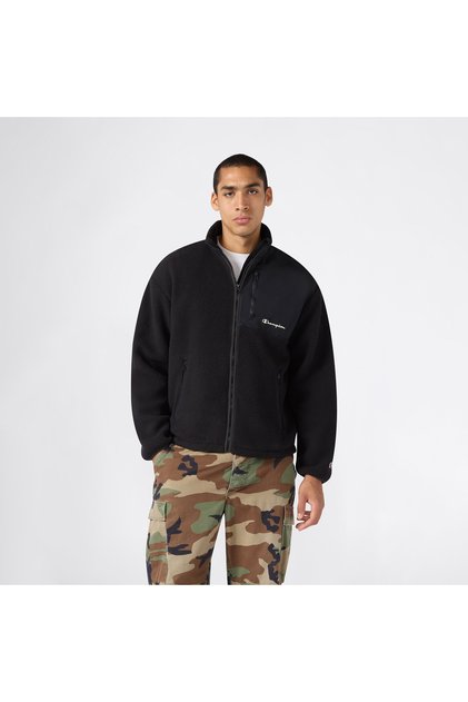 Full Zip Top Men's Black Sweatshirt
