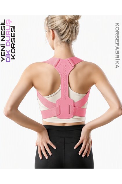 Unisex Anti-Hunchback Posture Corrector Ergonomic Adjustable Band with Strap for Upright Posture