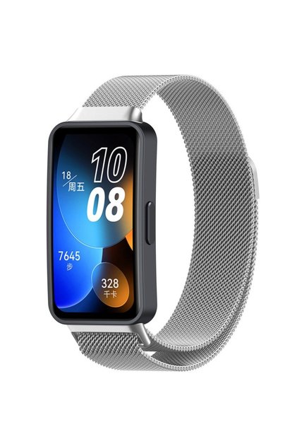 Brățară milaneză pentru Huawei Band 8 / Huawei Band 9 / Huawei Band 10, Argintiu