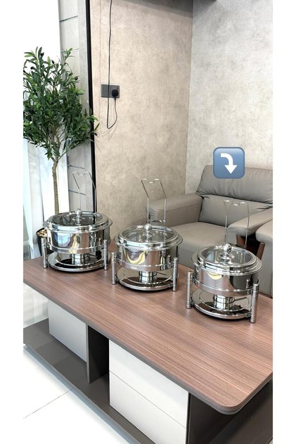 سخان طعام هندي اصلي باستاندين متنوعه (ستانلس ستيل اصلي)