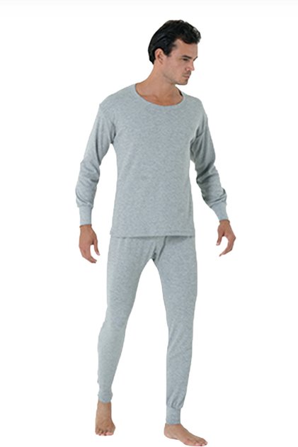 Gray Interlock Men's Set 3017-3 (1 Piece)