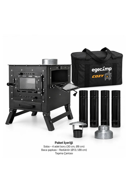 ® Cozy Kuzineli Çadır ve Kamp Sobası