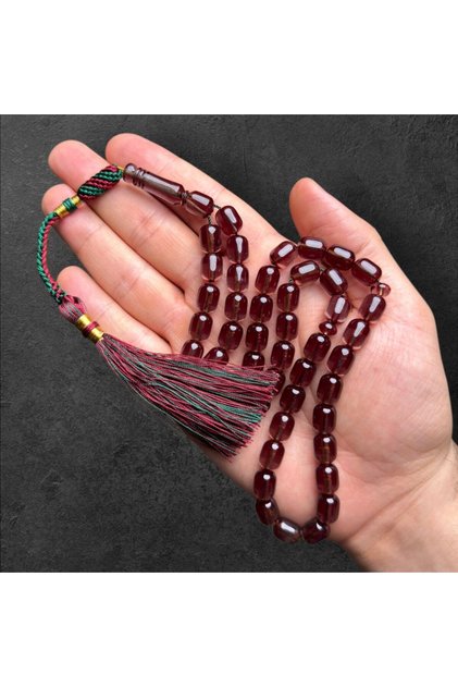 Saffron Prayer Beads 8.5 mm