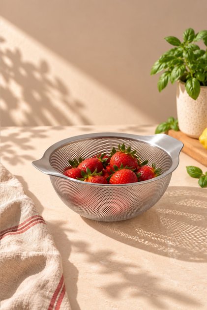 Stainless Steel Strainer 22cm