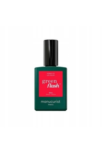 Lac de unghii hibrid Green Flash LED vegan Spicy 15 ml