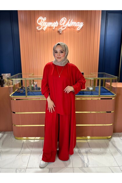 3'lü Oysh Takım Kırmızı