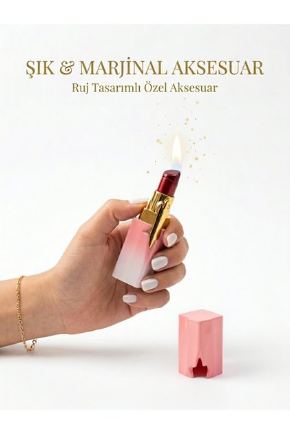 Ruj Tasarımlı Özel Aksesuar & Masaüstü Dekoratif Obje⁠