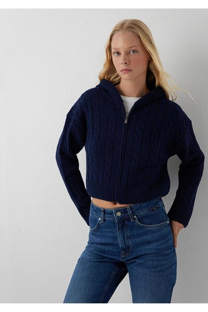 Kadın Yarım Fermuarlı Sweatshirt M1710999-70492