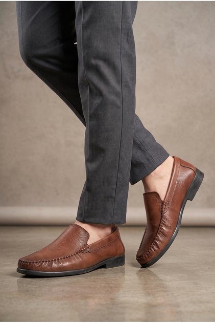 Orthopedic Non-Slip Sole Daily Faux Leather Men's Shoes