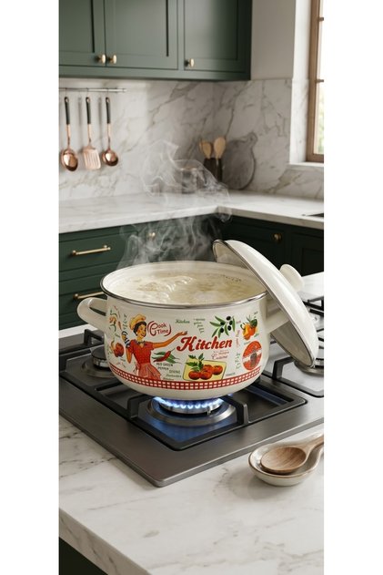 Cooker Enameled Pot 5 Liter Milk Yogurt Pot