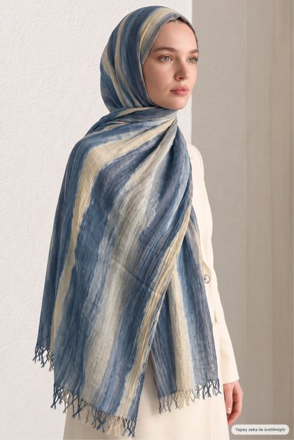 Women's Organic Shawl Gradient Color Shawl