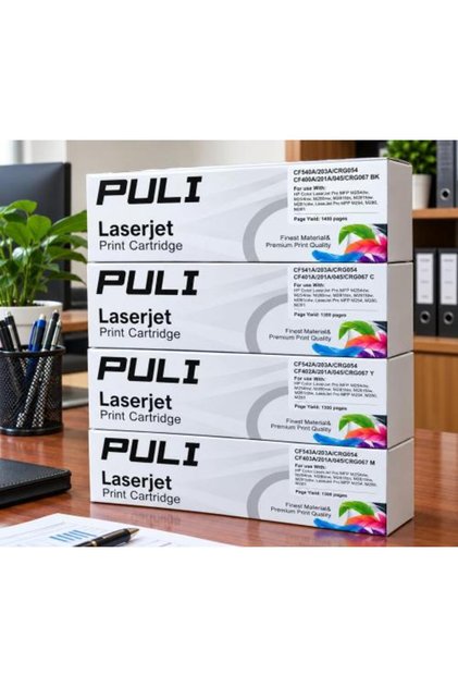 Cf540A/400A/Four-Color Laser Printer Toner Set Cf540A/400A/203A/201A
