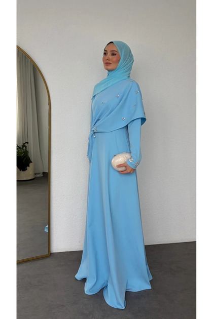 Lale Stone Evening Dress