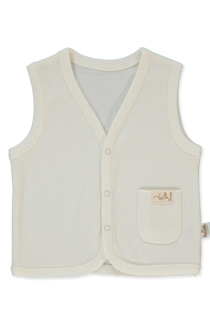 Organic Reported Interlock Vest (Organic Be Nature) Ecru