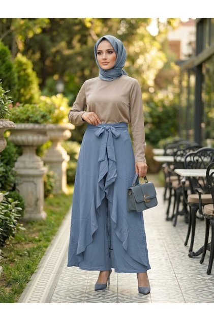 Fırfırlı Pantolon Etek