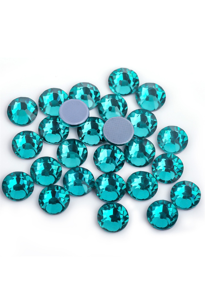 ss20 1440pcs Green Zircon SS6-SS30 40Colors Crystal AB Better DMC Hot Fix Rhinestones,Glass Strass H