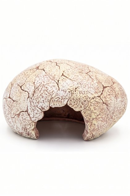 Dinozor Yumurtası Akvaryum ve Teraryum Saklanma Mağarası Süsü (18.5x12.2x10.3 cm)