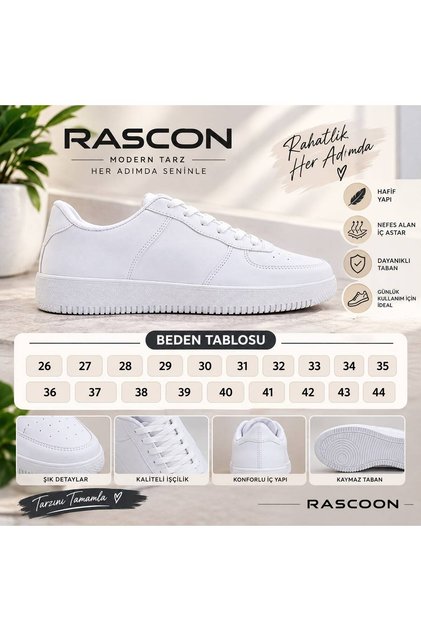 Unisex Men's Women's Sports Sneaker Shoes White-White Rcn-999