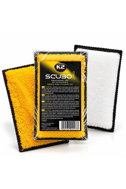 Scubo Pro Çift Taraflı Araç İçi Temizlik Pedi (Scrub Pad) 13×8 cm