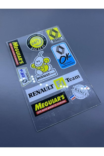 RENAULT İÇTEN YAPIŞMA PUL SETİ