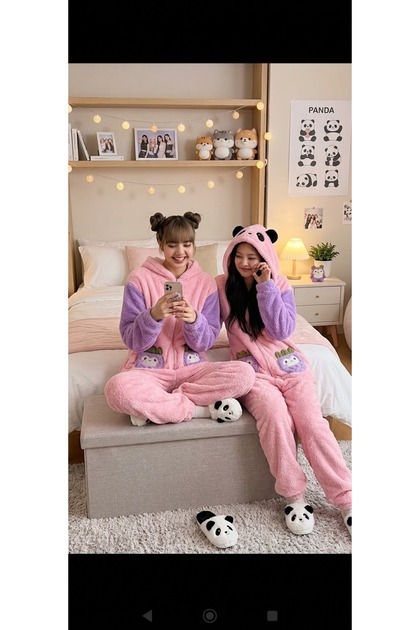 Peluş Tulum Pijaması