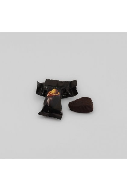 ÇİKOLATA KAPLI BADEMLİ HURMA (BİTTER) 500gr